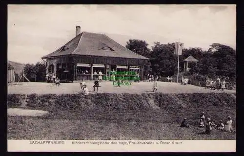 162083 AK Aschaffenburg 1913 Kindererholungsstätte desbayr. Frauenvereins vom