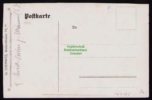 162105 AK Chemnitz 1906 Christlicher Verein junger Männer beschnitten