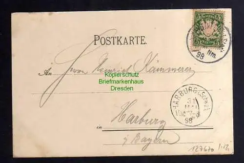 127670 AK Schweinfurth Litho 1898 50 Jahre Jubelfeier Turngemeinde Turner-Gruss