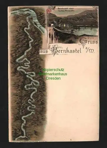 140396 AK Bernkastel Litho um 1900