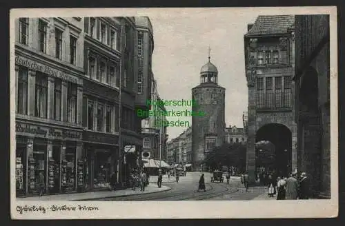 140251 AK Görlitz Dicker Turm Norddeutscher Lloyd Bremen Buchhandlung Musikhaus