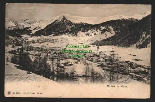 140214 AK Davos im Winter 1907