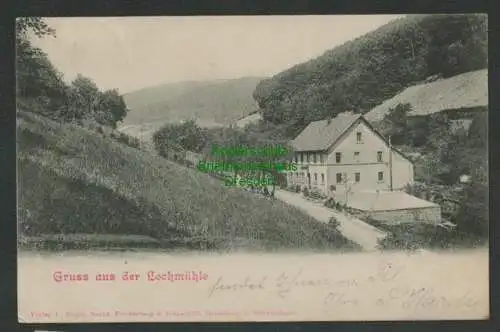 139280 AK Lochmühle bei Heidelberg  1901