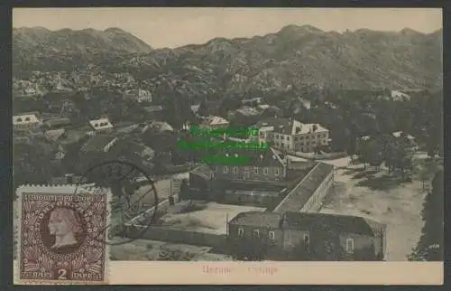 139233 AK Cetinje ?????? Montenegro 1911