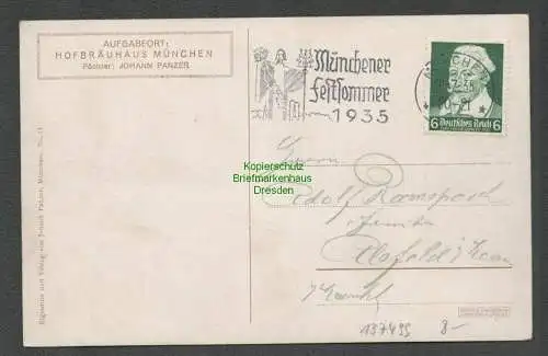 137499 AK Hofbräuhaus München Künstlerkarte um 1920