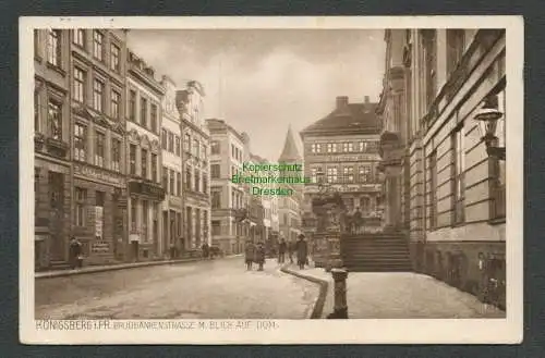 137185 AK Königsberg Ostpreußen 1915 Brodbänkenstrasse Feldpost