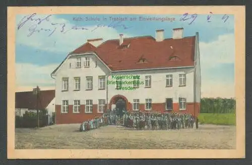 137332 AK Trebisch Trzebiszewo 1911 bei Schwerin Warthe Einweihung Kath. Kirche