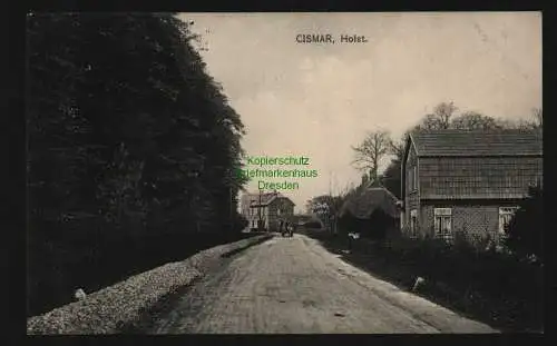 136344 AK Cismar Holstein bei Grömitz 1912 Dorfstraße