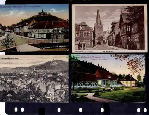 131523 7 AK Wernigerode Nöschenrode Schönecke 1924 Westerntor 1928 Salzbergtal