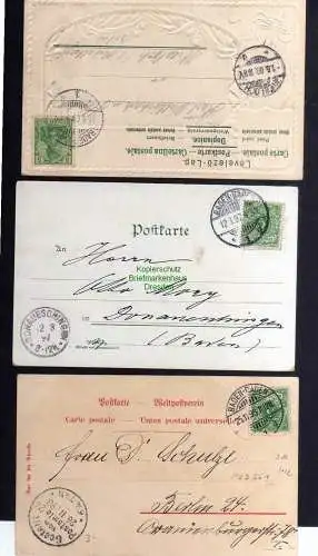 129761 AK Philatelie Postkarte Britisch-Guayana Wappen geprägt um 1910