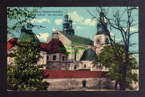 129778 AK Kalwaria Zebrzydowska Kalwarya Kirche um 1920