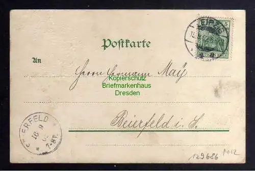 129686 AK Leipzig Göthestrasse Blick nach den Bahnhöfen 1902