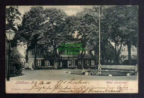 127309 AK Lübtheen Hotel Lindenhof 1905