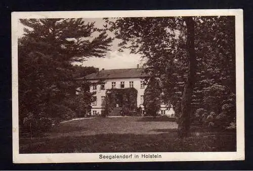 112376 AK Seegalendorf in Holstein 1928 bei Gremersdorf Schloss Villa Anwesen