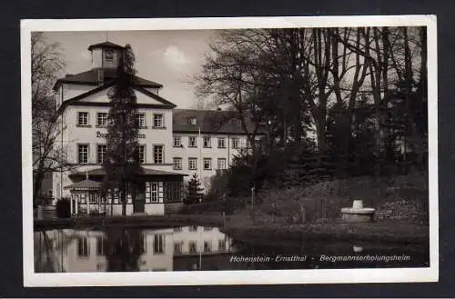 112509 AK Hohenstein-Ernstthal Fotokarte 1937 Bergmannserholungsheim