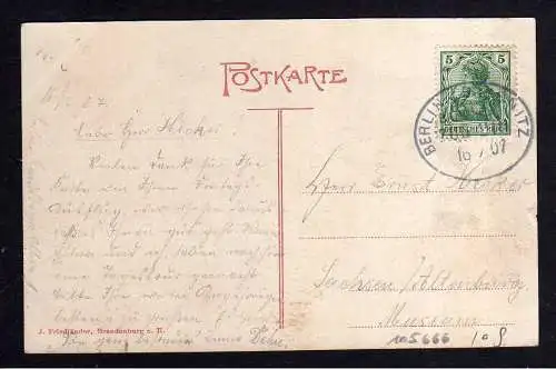 105666 AK Lehnitz bei Brandenburg Restaurant und Hotel zum Seelöwen 1907