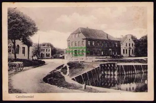 162324 AK Carolinensiel Ostfriesland Wittmund 1916 Hotel zum Deutschen Hause 