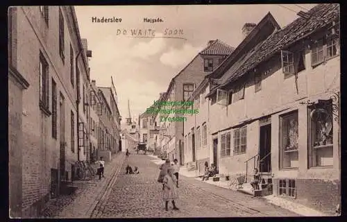 162363 AK Haderslev Hadersleben 1909 Hojgade Straße 