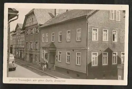 20259 AK Brotterode Gasthaus Pension zur guten Quelle 1954