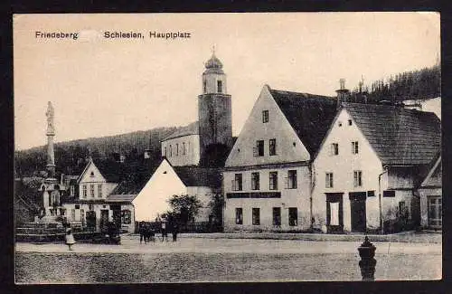 81160 AK Friedeberg Schlesien Hauptplatz