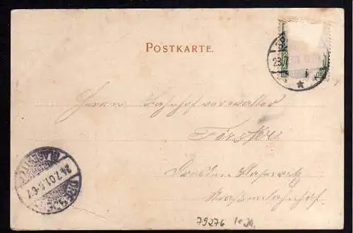 79276 AK Szprotawa Sprottau 1901 Glogauer Tor Post Postamt