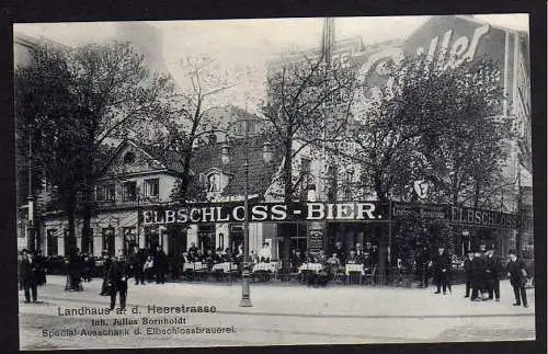 63187 AK Hamburg 1913 Landhaus Heerstrasse Elbschloss