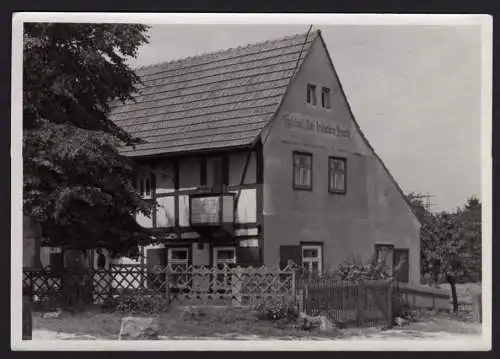 36715 AK Brabschütz Podemus Gaststätte Hotel de bücke Dich 1961