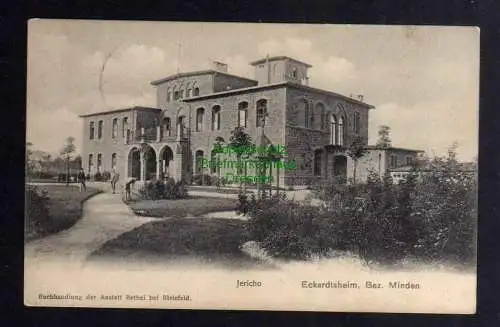 126505 Ansichtskarte Eckardtsheim Sennestadt Bielefeld Minden Jericho um 1905