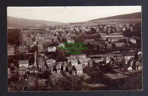 126497 Ansichtskarte Kirchen Sieg 1926 Fotokarte Panorama Bahnhof Kirche