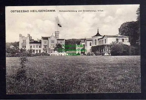 124645 Ansichtskarte Heiligendamm 1916Hohenzollernburg und Grossherzogl. Villen