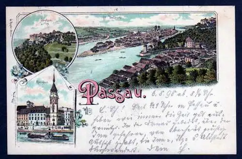 71425 AK Passau Litho 1898