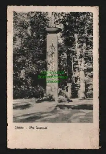 139868 AK Görlitz 19er Denkmal 1943