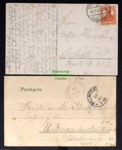 131649 2 AK Borsberg bei Pillnitz Aussichtsturm 1901 Sage vom Borsberg 1917