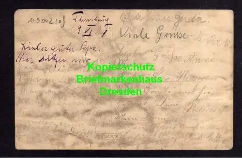 119042 AK Flensburg 1921 2 Kinder im Auto Automobil Oltimer Fotokarte