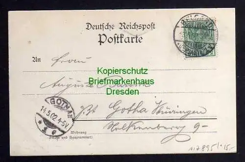 117895 AK Belgard an der Persante Gesamtansicht 1902