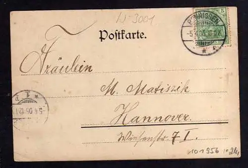 101956 AK Gestorf Springe 1905 neue Schule Gasthof Kirche Schloss Ilten