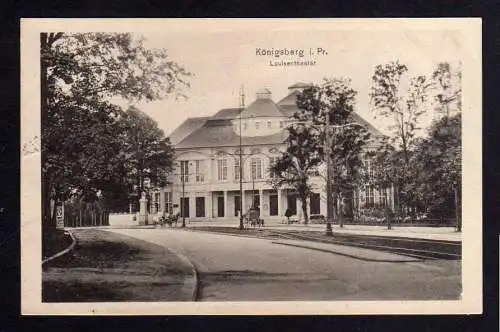 102141 Ansichtskarte Königsberg i. Pr. Louisentheater Feldpost 1916