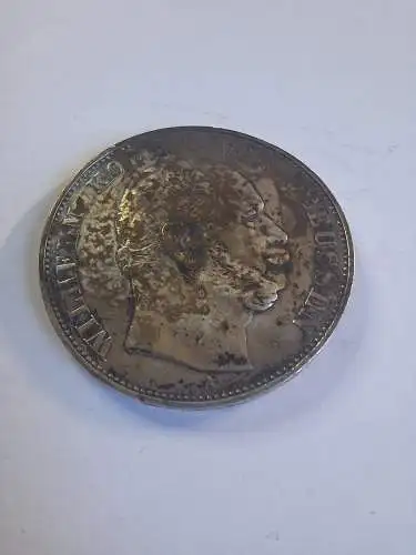 B50147 Preussen Wilhelm I. 1 Taler 1871 A Siegestaler Vereinstaler Silber