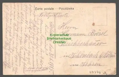 44476 AK Lodz Lodsch Dzielnastrasse ulica Dzielna 1915