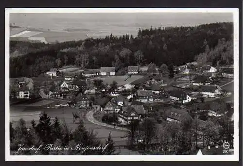 29501 Ansichtskarte Johnsdorf Blick vom Buchberg Neujohnsdorf Adolf Hitler Str. 59, 1940