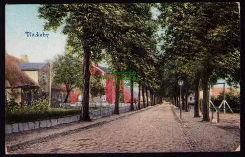 172578 Ansichtskarte  Fleckeby 1913 Straßenansicht