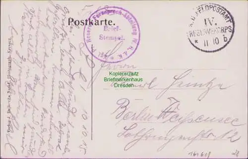 161609 Ansichtskarte Alibunar Südbanat Serbien 1915 Feldpost