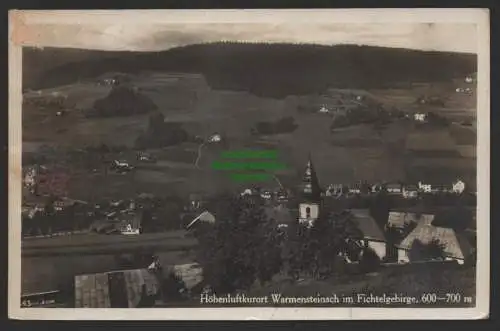 154183 AK Warmensteinach im Fichtelgebirge 1939