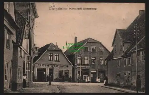 147963 AK Obernkirchen Grafschaft Schaumburg Gasthof Stadt Cassel Rinteln 1911