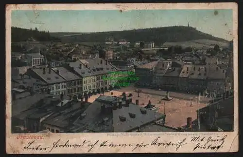 147894 Ansichtskarte Trautenau Trutnov Marktplatz 1899 Ober  Altstadt