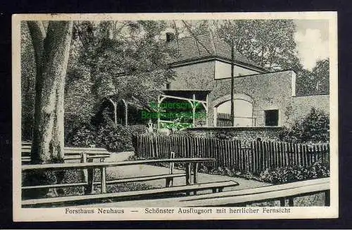 132346 Ansichtskarte Forsthaus Neuhaus Güchenbach 1930 bei Saarbrücken