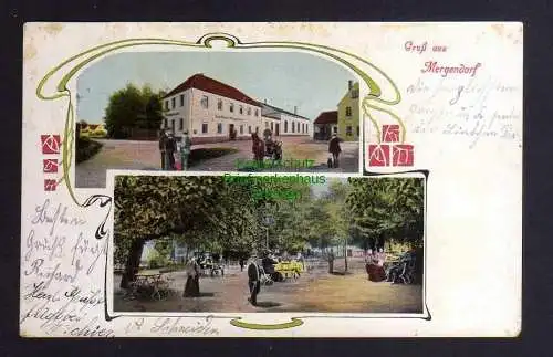 126230 Ansichtskarte Mergendorf bei Riesa 1911