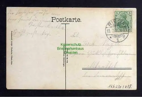 126230 Ansichtskarte Mergendorf bei Riesa 1911