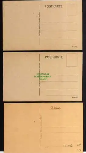 123982 3 Ansichtskarte Bergbau Stassfurt Bohrmaschine Bremsschacht  Handbormaschine 1918