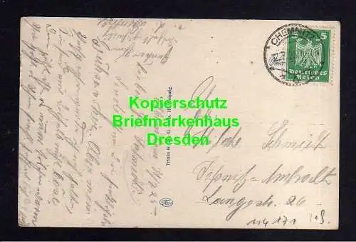 114171 Ansichtskarte Olbernhau Erzgebirge Fotokarte 1925 Partie an der Saydaer Strasse